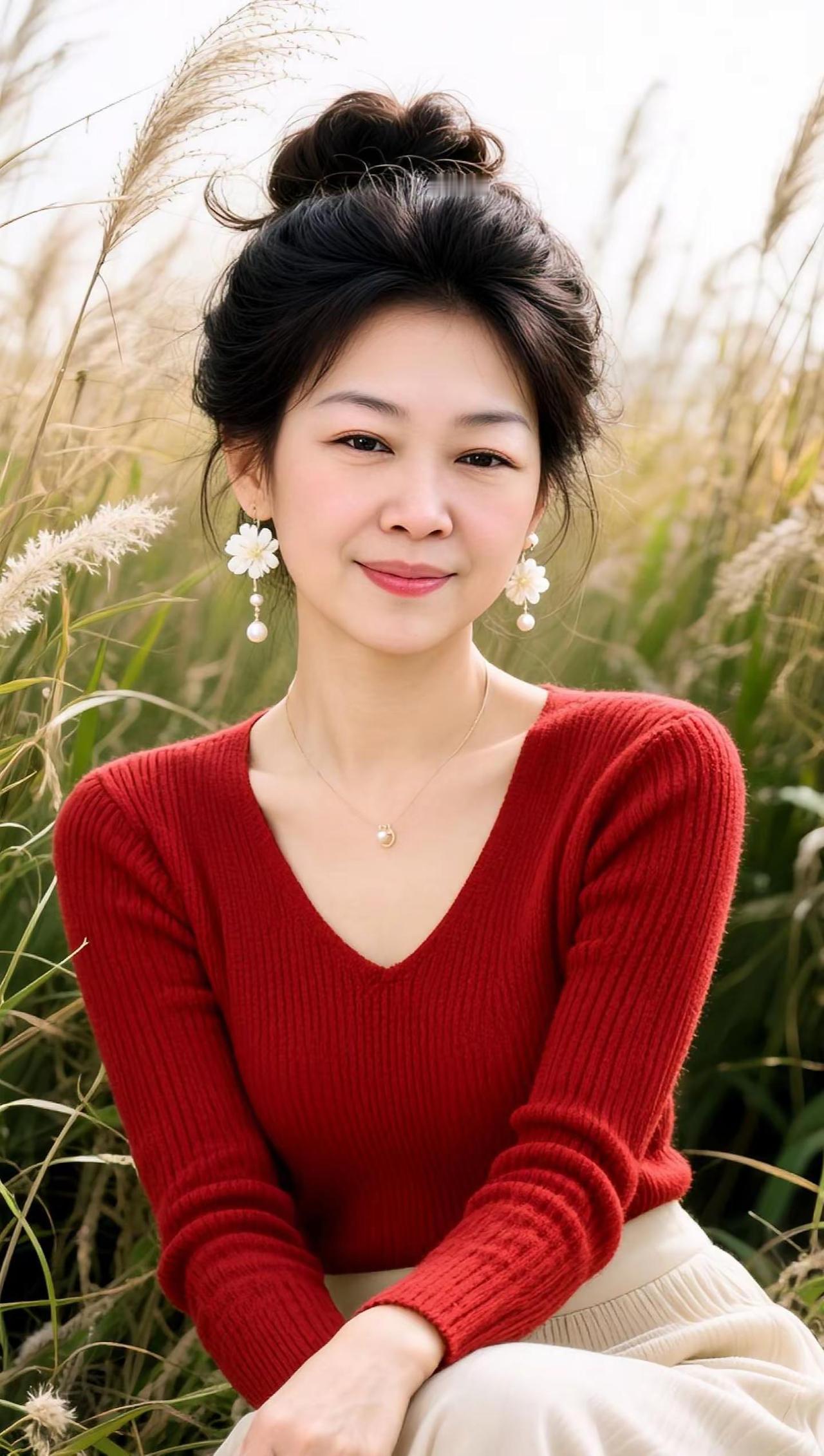请珍惜我们的每一次相逢。AI秋日温婉写真