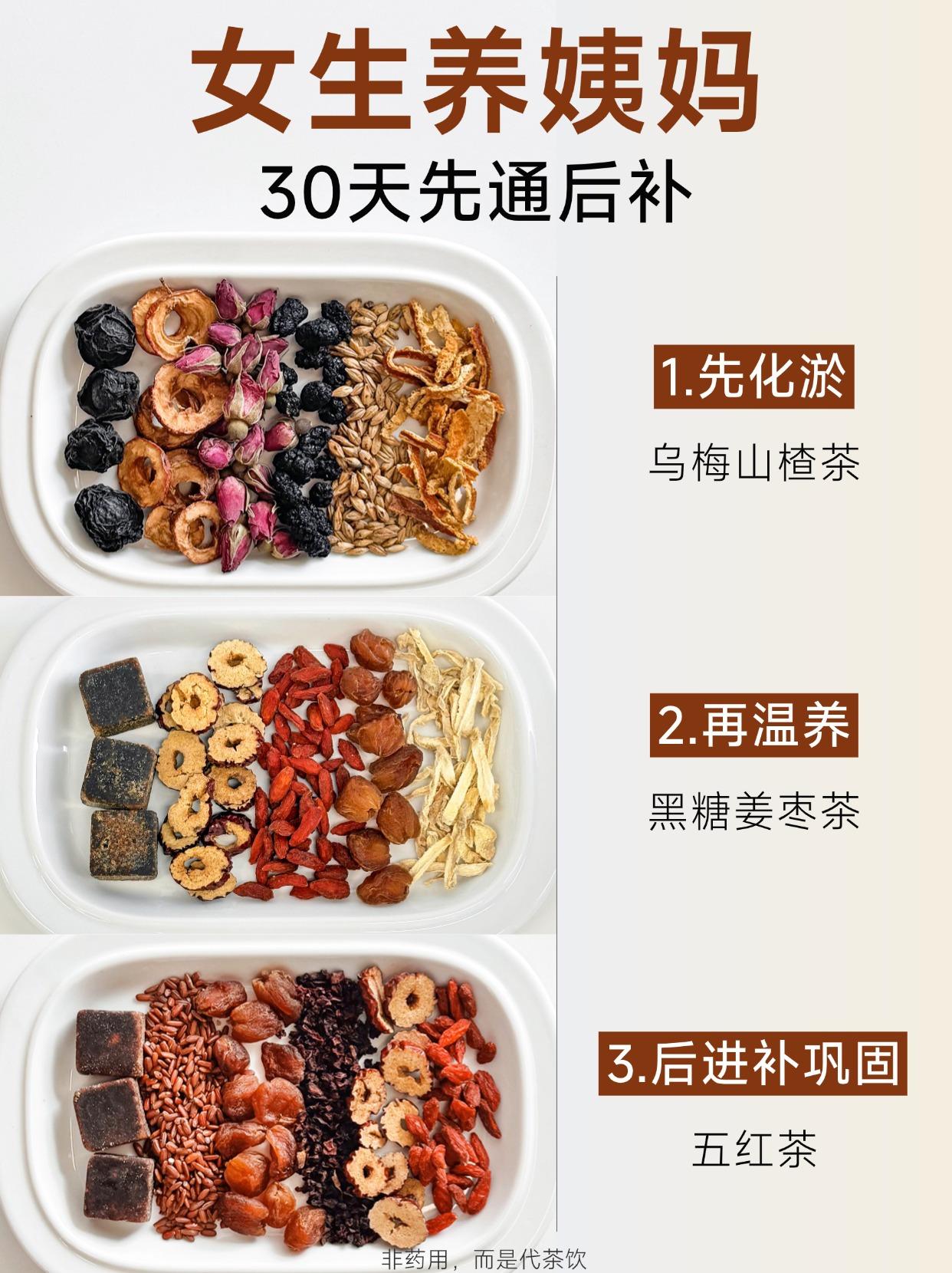 女生养姨妈|30天先通后补，喝出好气色。经期手脚冰凉、脸色蜡黄的姐妹...