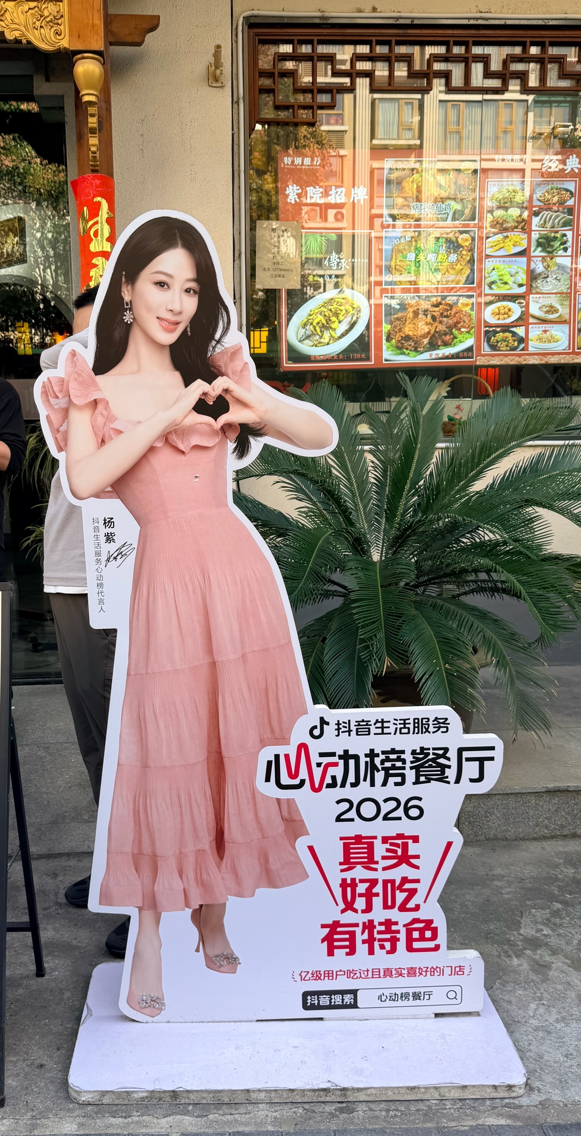 杨紫老师，好几天没见到你了，一定是太想念了，让我偶遇。 ​​​
