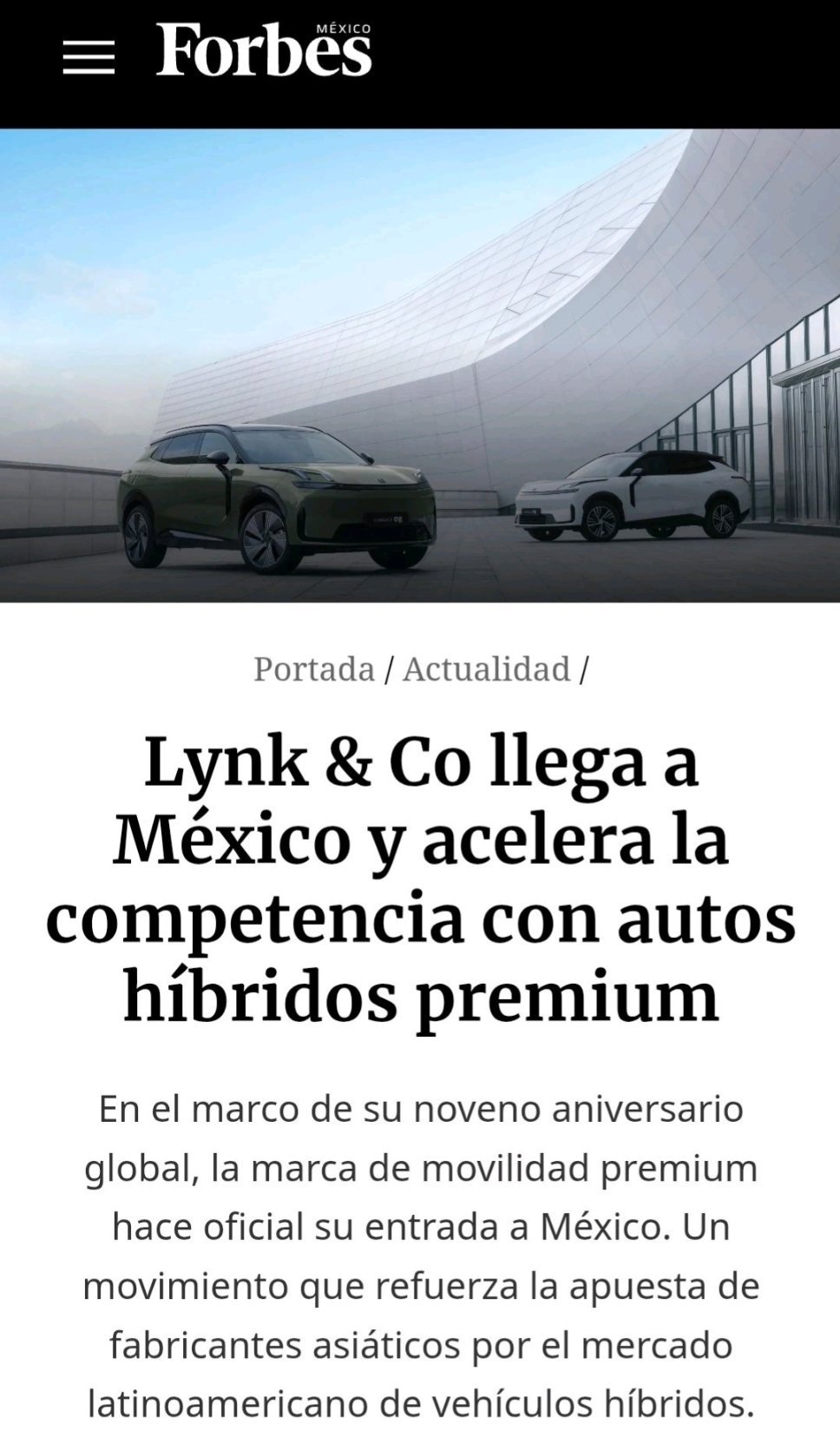 领克官宣墨西哥，全球第49个市场…好兄弟极氪，我记得去年都先进了，具体卖的咋样？