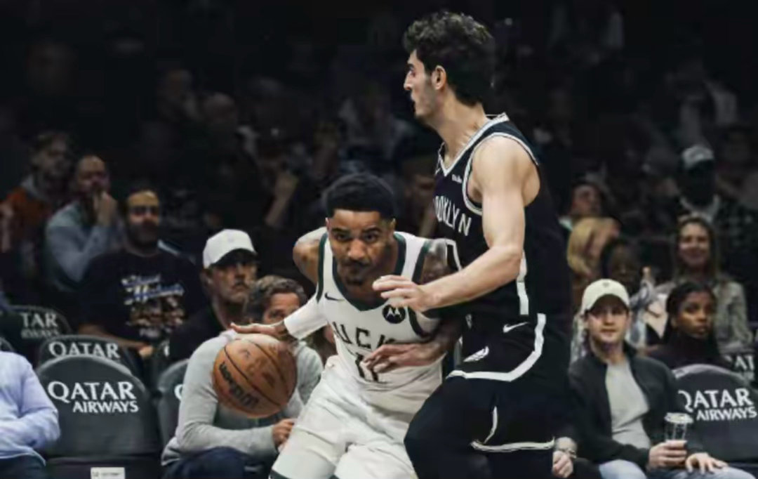 篮网险胜雄鹿收获连胜！利德尔21分，萨拉夫19分5板，格林20分6板NBA体育明