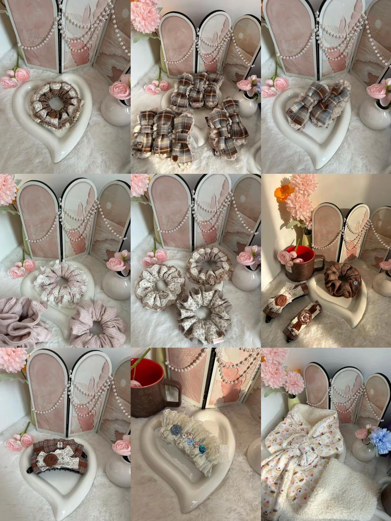 12.25号上午11点。12.25号上午11点肠圈 发饰发夹 香蕉夹手作围脖