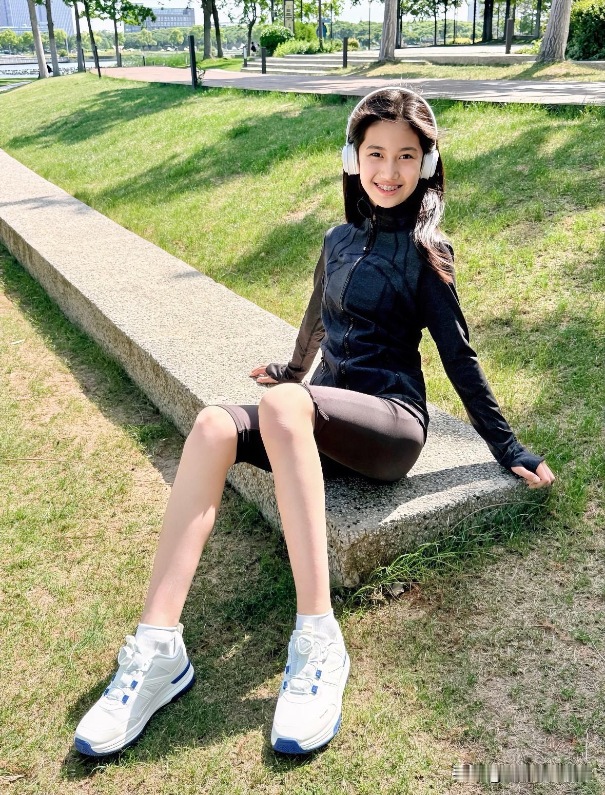 甜妹的笑容有多治愈