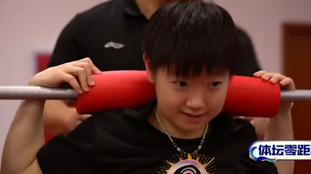 孙颖莎 宝儿这个萌萌萌！ 