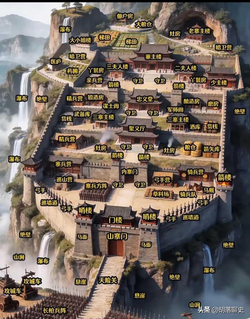 说实话，在古代如果存在这样的匪寨，如果能够实现粮食肉类自给自足，是不是就永远攻不