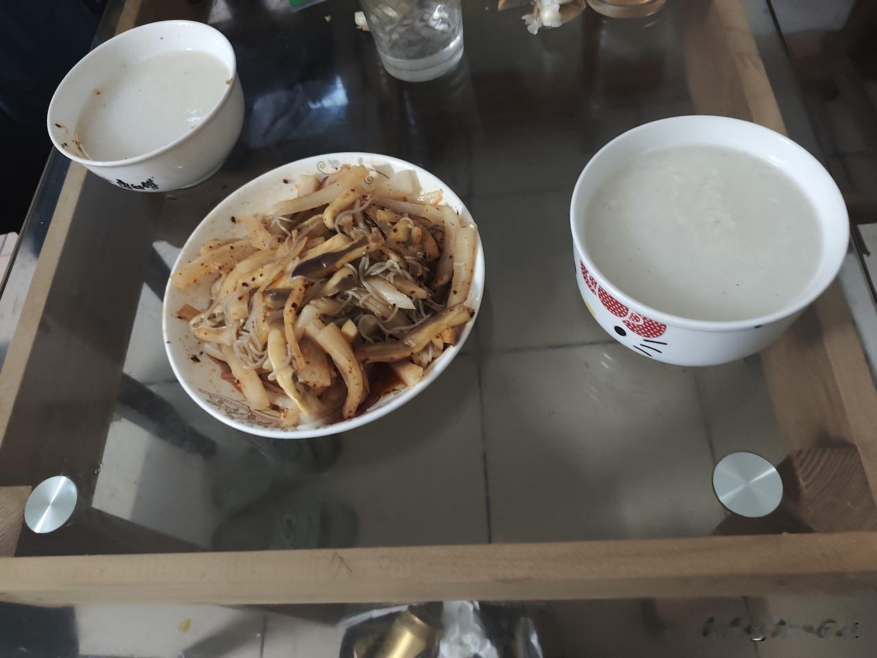 晒图笔记大赛老了，似乎就只能吃稀饭了。