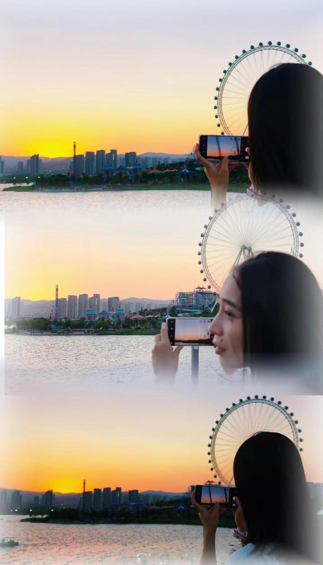 日落存档 当夕阳遇到摩天轮 乞巧节千年华夏独属于女孩们的节日，是乞慧巧，乞手巧，