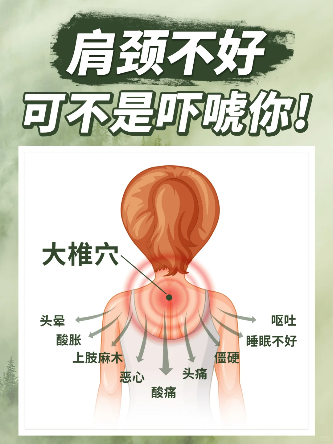 我勒个豆！肩颈不好可不是吓唬你！