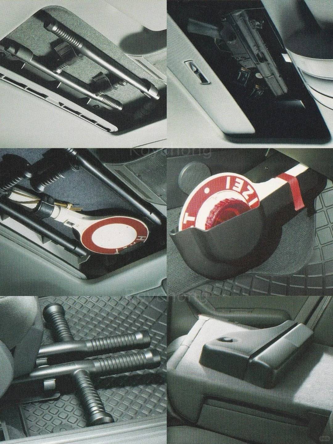 特殊车辆 原来德国警车的警灯底座不光是为了增加警灯的高度，里面还暗藏玄机，可以藏