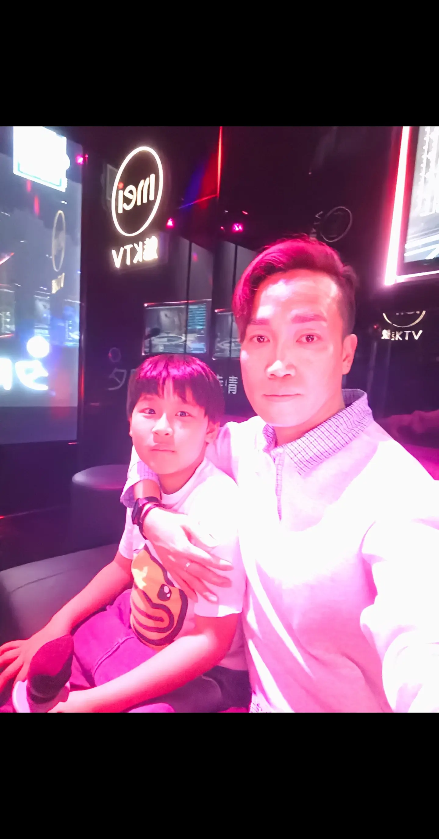 凯斯 父子 K歌 亲子时光 KTV