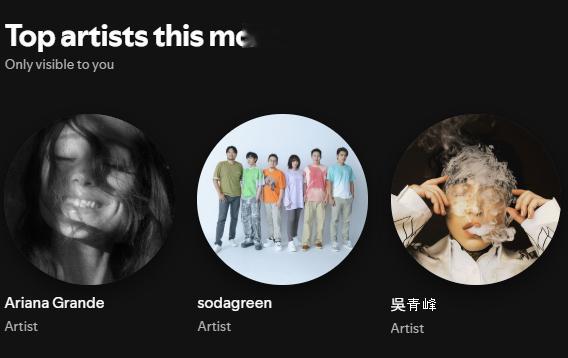 Ariana Grande 已成功登顶我的spotify~ I think I 