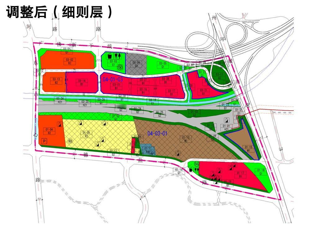 大沥镇平天台地块控制性详细规划局部调整：
调整范围：
规划范围北至广佛新干线，南