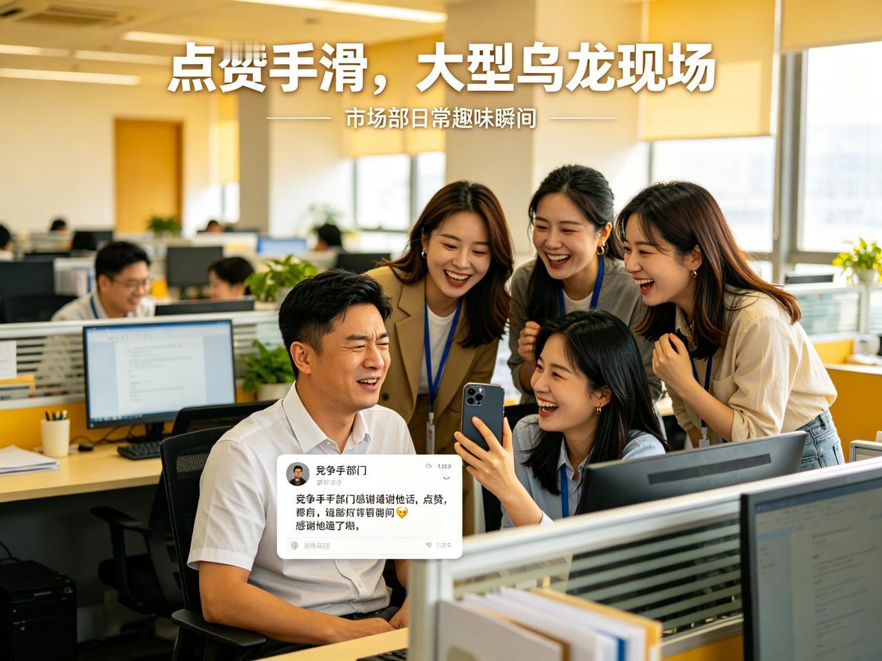 公司出了个新规定：每个员工每天必须给公司内部群的消息点满10个赞，每周统计，少一