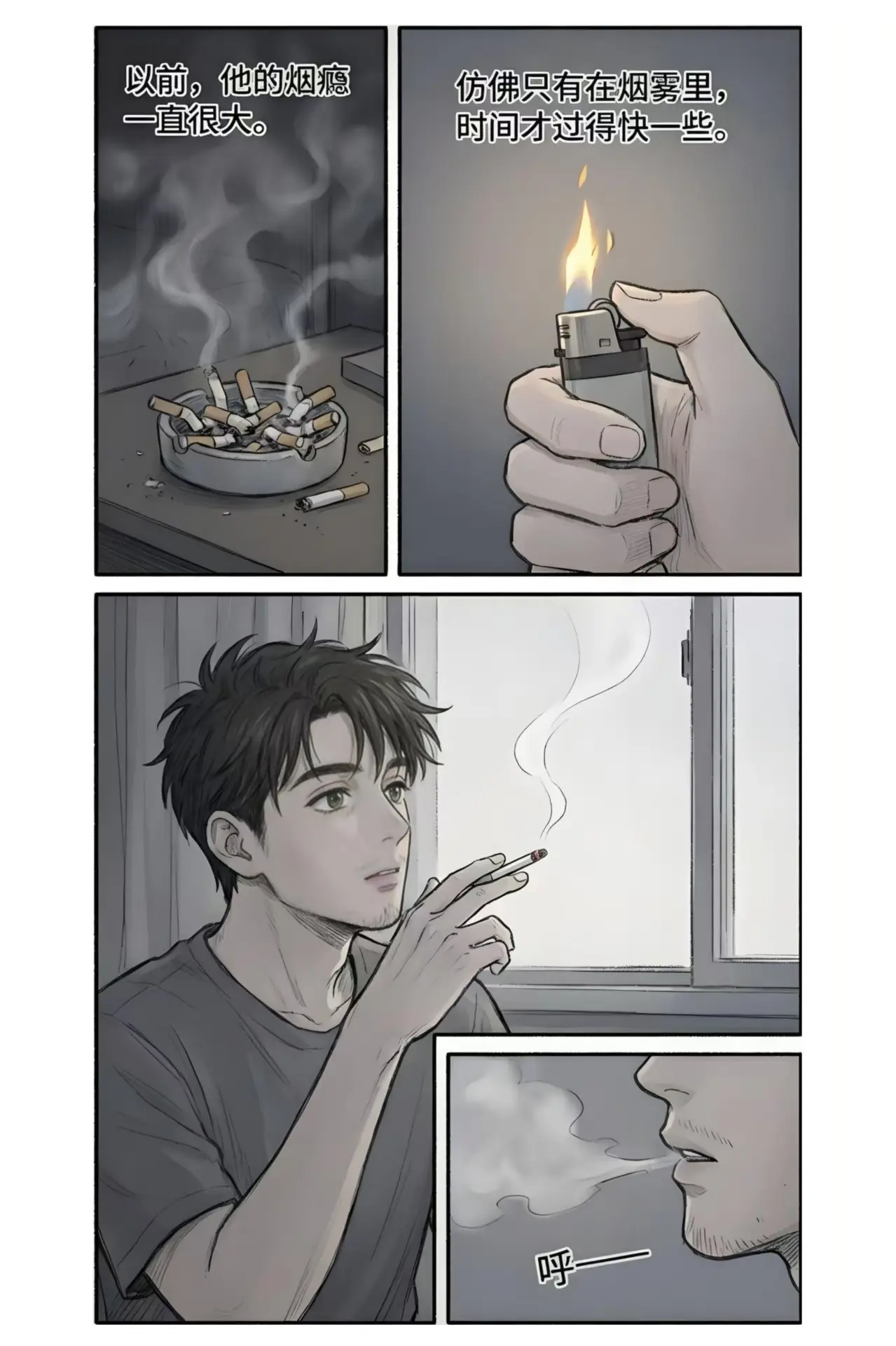 为了她，把烟戒了