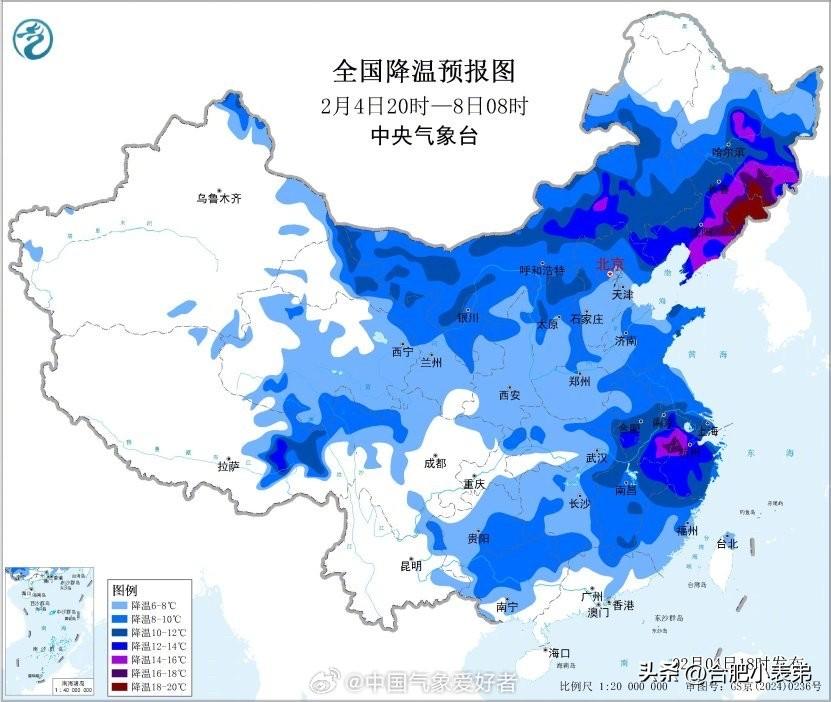 虽然从天气预报来看，合肥大概率和雪花擦肩而过，但这波降温的威力可一点不含糊。宝子