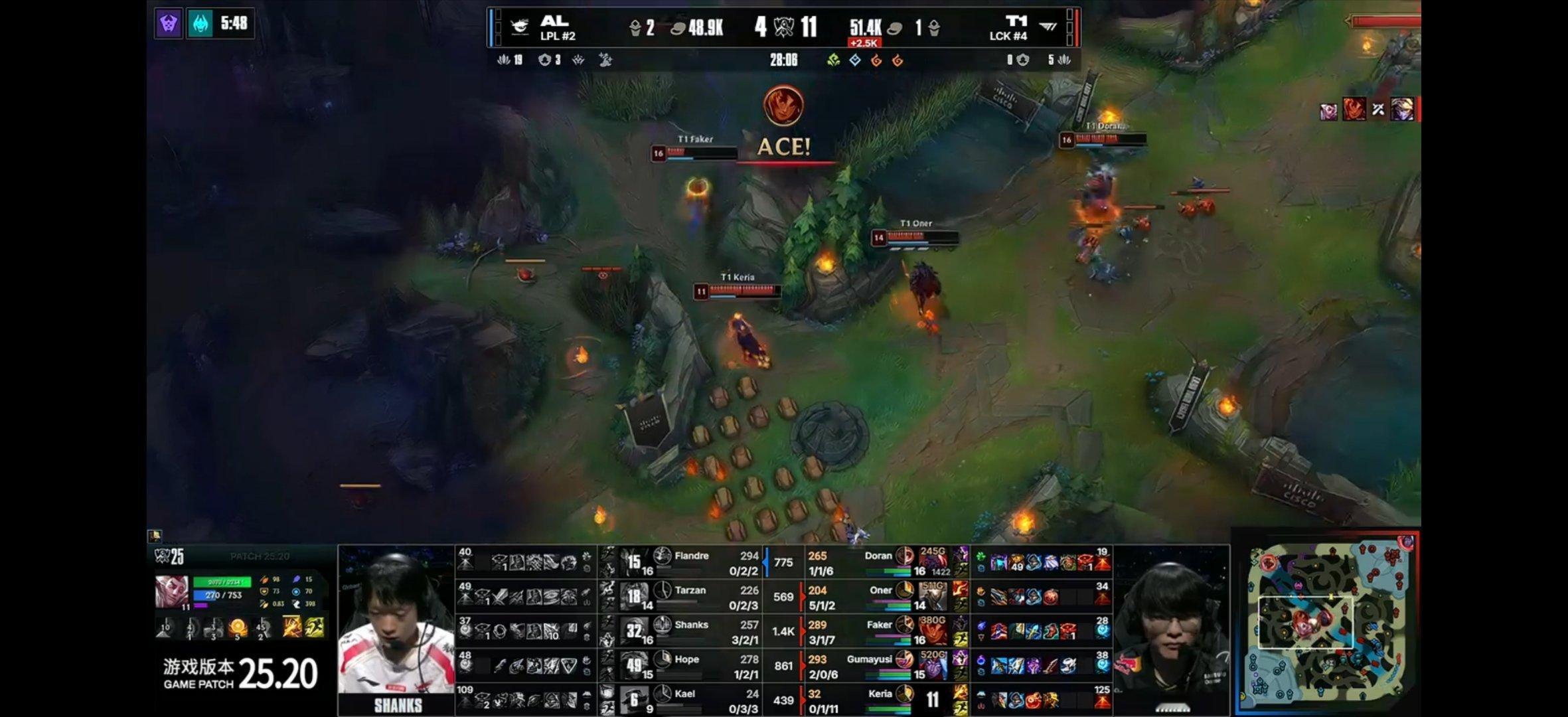 AL对战T1T1太强大了，唉。 ​​​