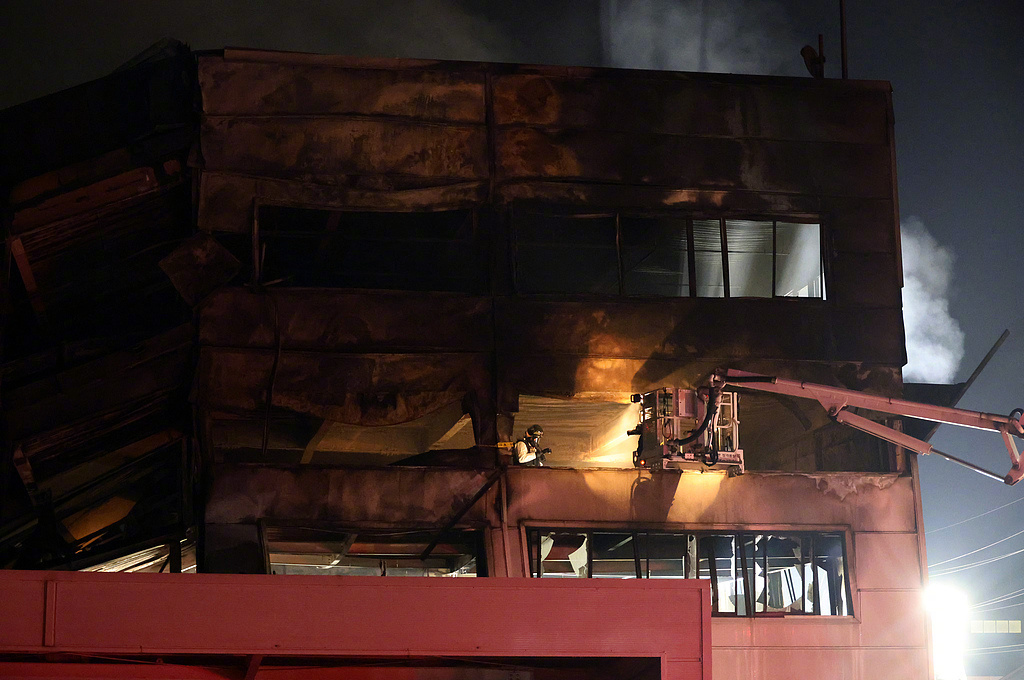 #韩国大田工厂火灾致10死#【韩国大田工厂发生火灾，已致10人死亡】#韩国工厂火