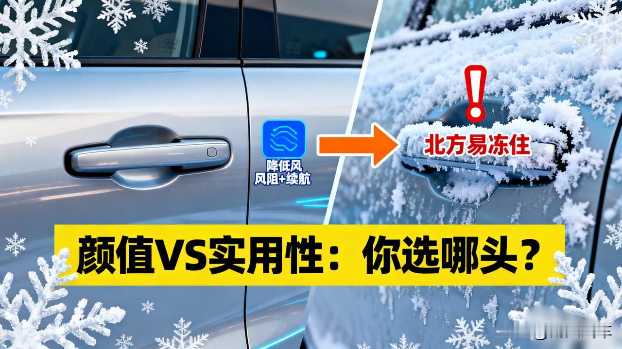 隐藏式门把手，除了帅，还有什么用？

主要为了降低风阻，能增加那么一丢丢续航。但