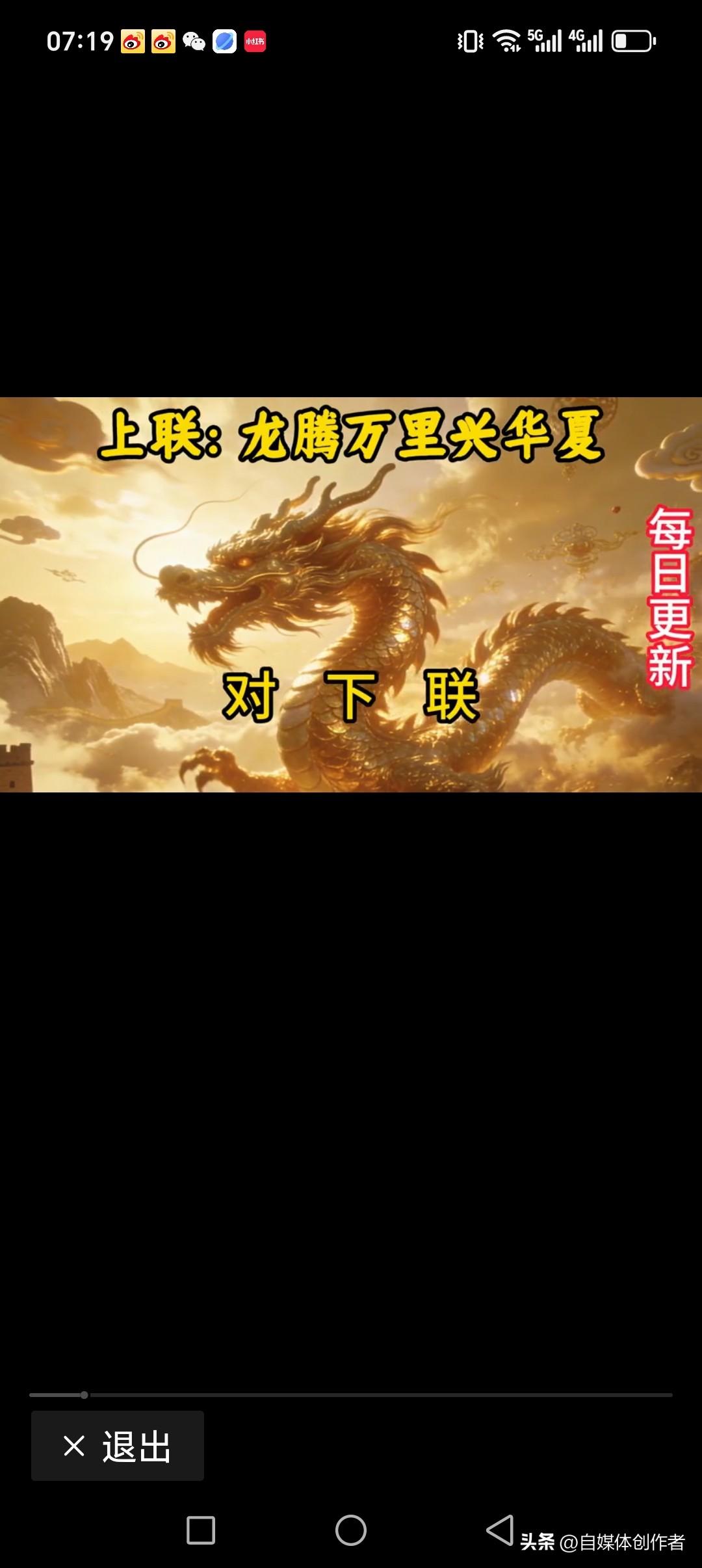 龙腾万里兴华厦
马啸千年助中华