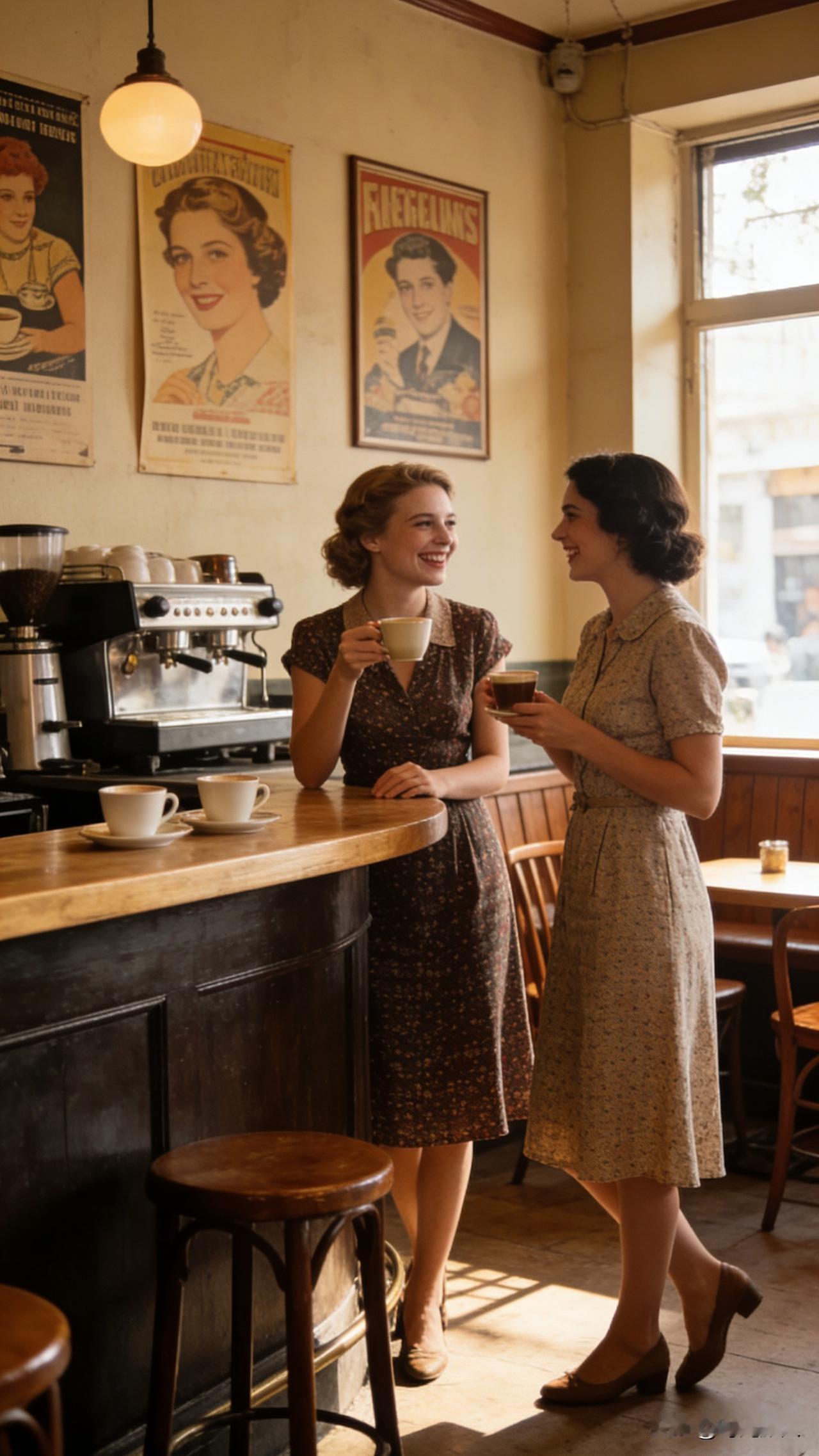 芭沟老区的“时光咖啡馆”，老板是个对联迷，贴在吧台的上联已经摆了一周，咖啡搭子们