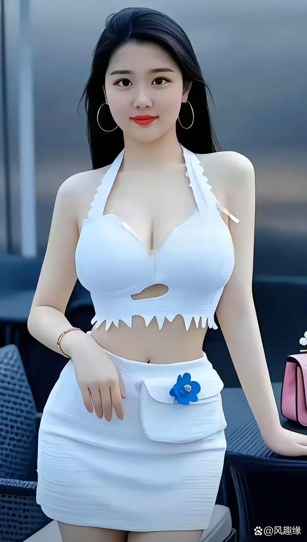 下联：明月无心照佳人。