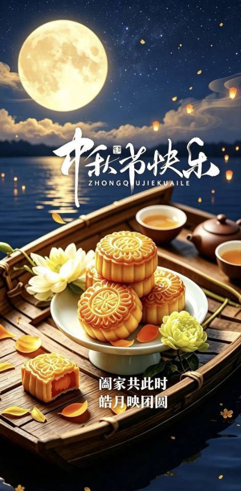 各位，中秋节快乐[心] ​​​