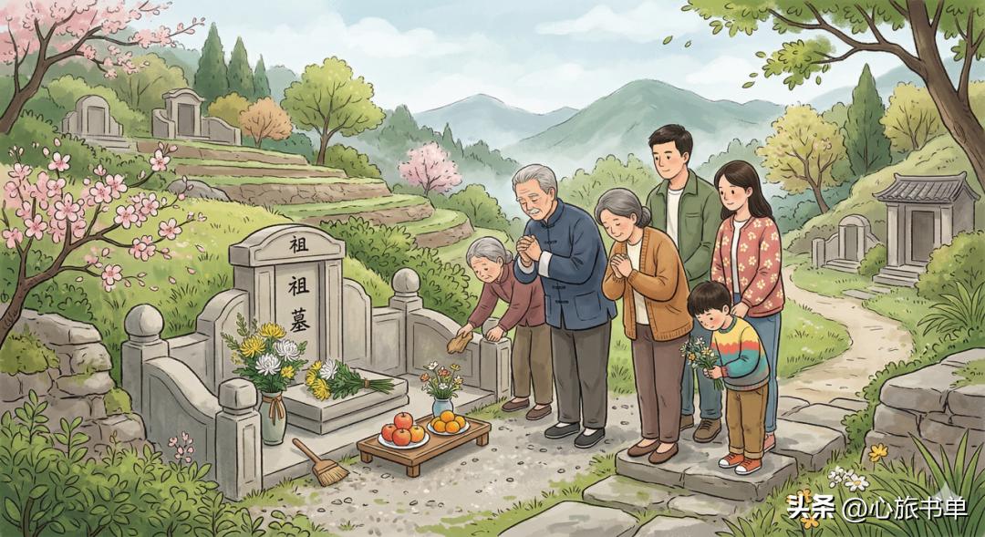 每年的清明节我都会回老家祭祖扫墓。这是作为一个活着的人，我必须要做的。除了清明节