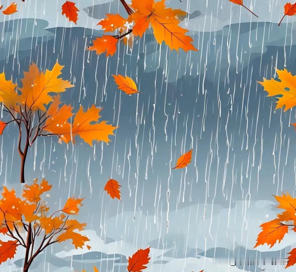 #上联；秋雨无情伤叶落，
下联#
上联：秋雨无情伤叶落
下联：春风得意伴花开