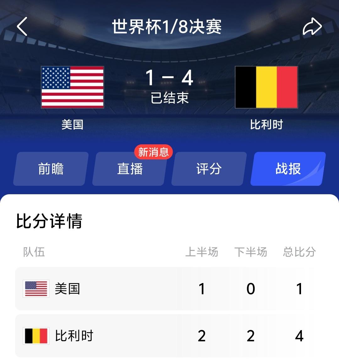 最终比利时“爆冷”客场4：1大胜“免除红牌”的美国队，，估计特朗普要给比利时首相