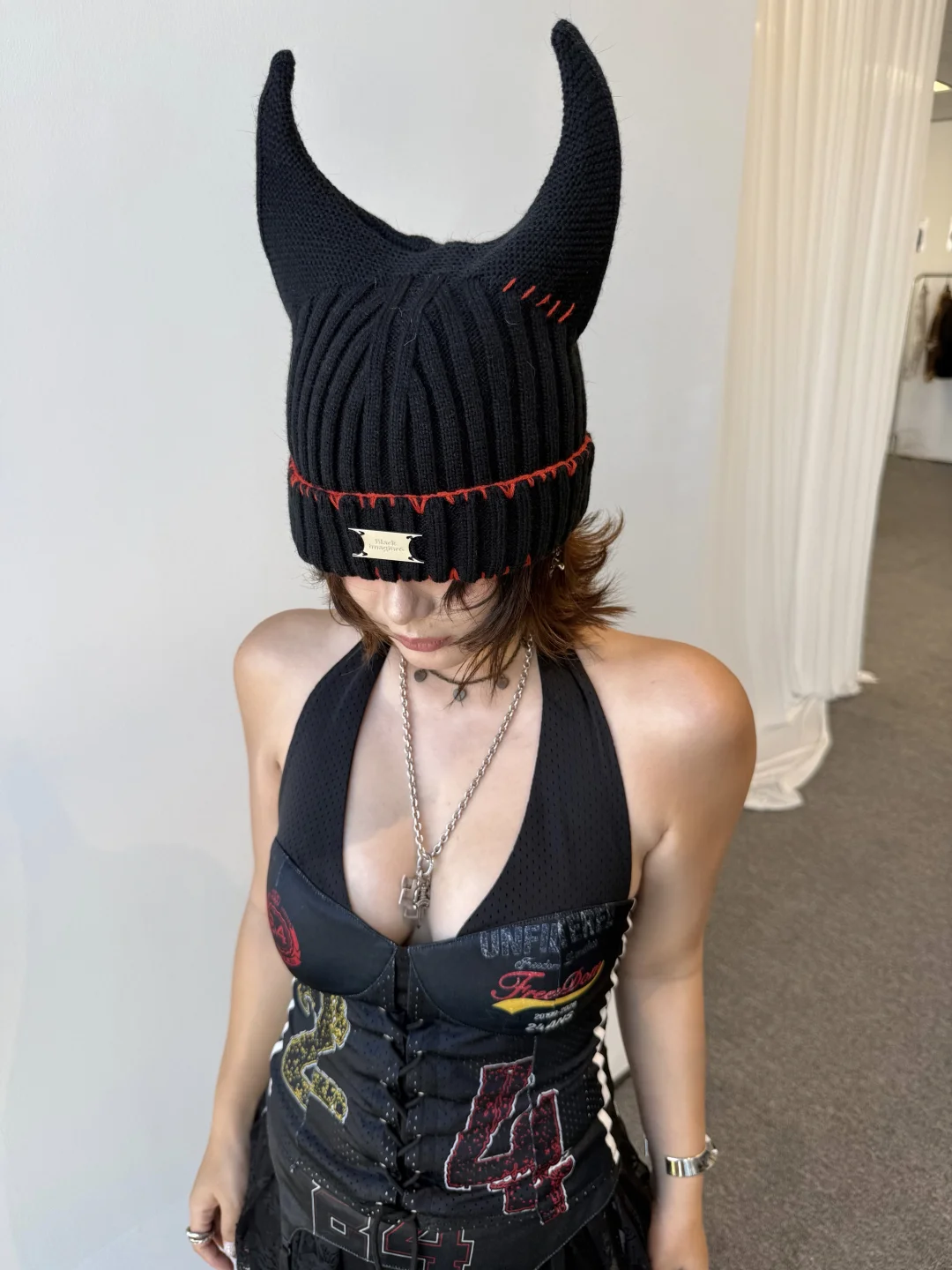 亚亚帽子分享 🐶恶魔角角狗狗耳朵