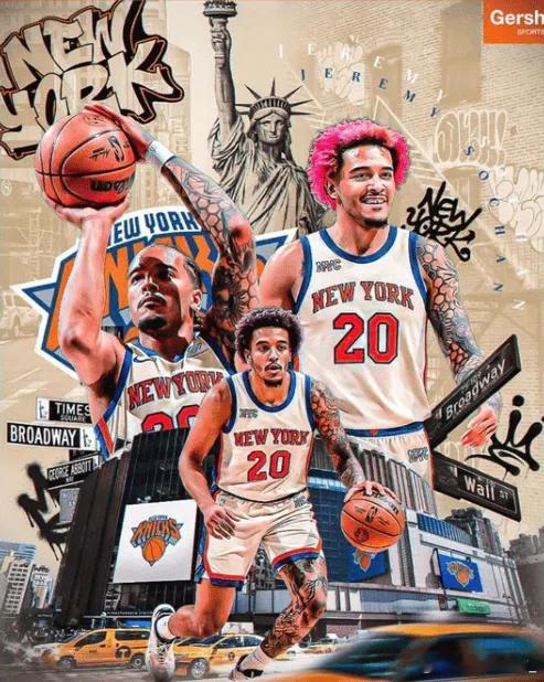 今日，尼克斯社媒晒出杰里米-索汉 的个人照片，并配文：“欢迎来到纽约！”随后，尼