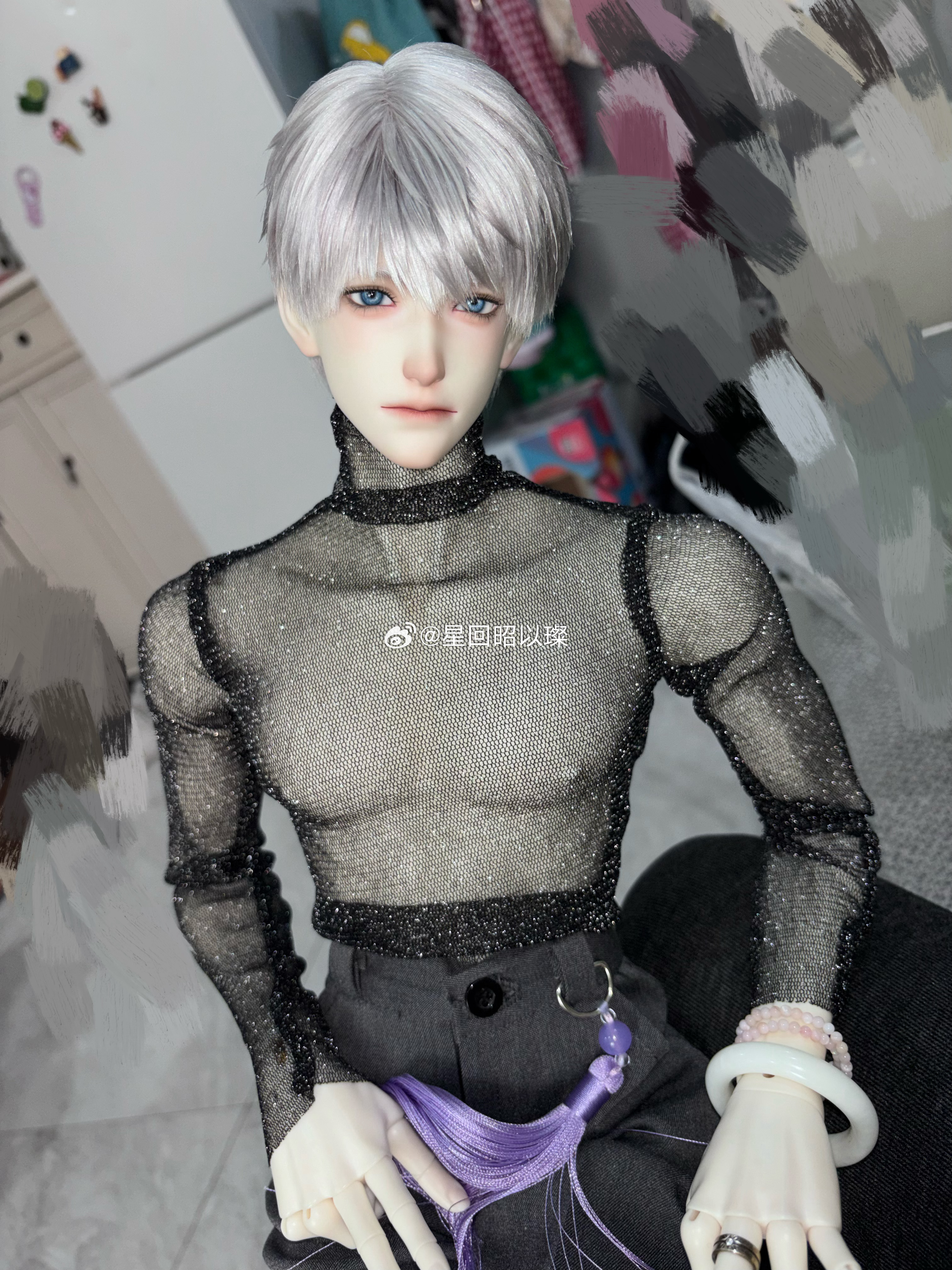 有没有要沈星回带妆头的？小狗爪子难哄沈星回，原价不h走鱼bjd