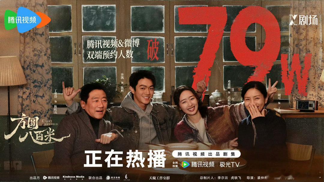 方圆八百米 我的评分：方圆八百米 前期预告就已经很让人期待了 刚看完前四集我只想