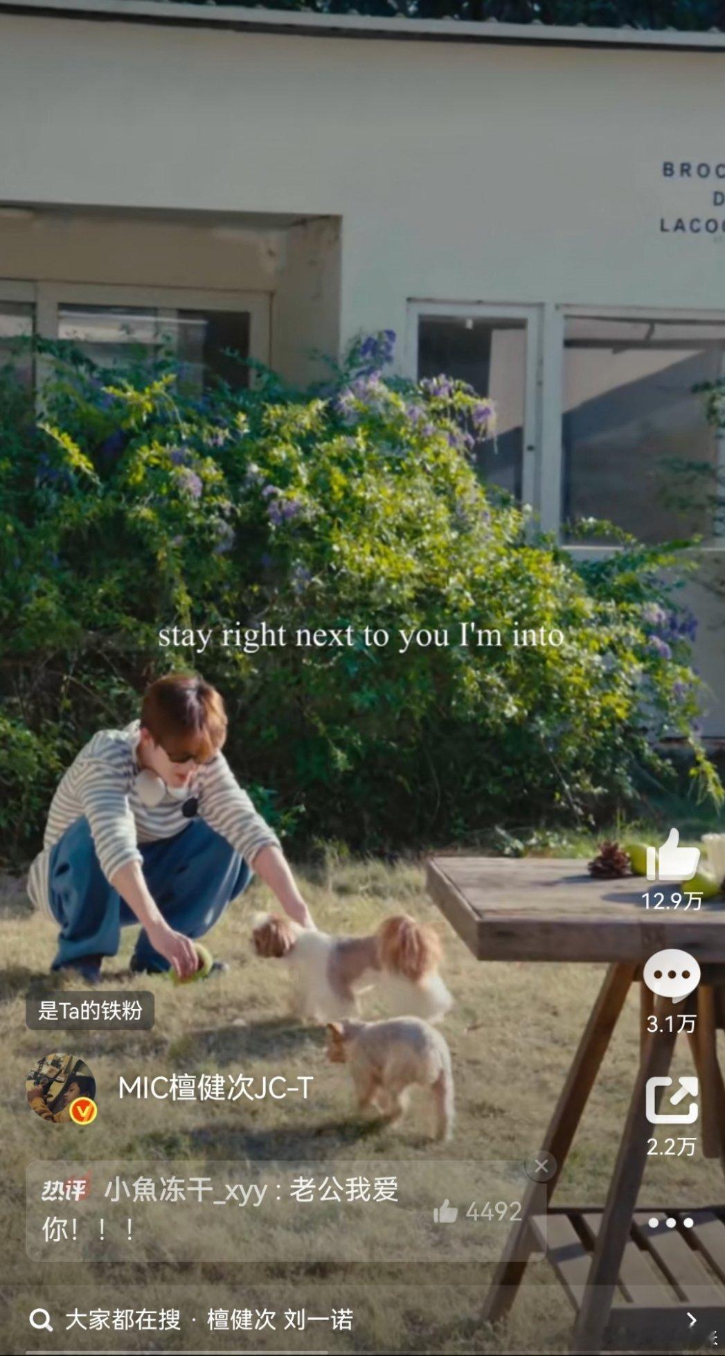 檀健次发文三只单身狗，檀力球单身，檀小呆单身，还有檀健次单身回应挺快的呀 