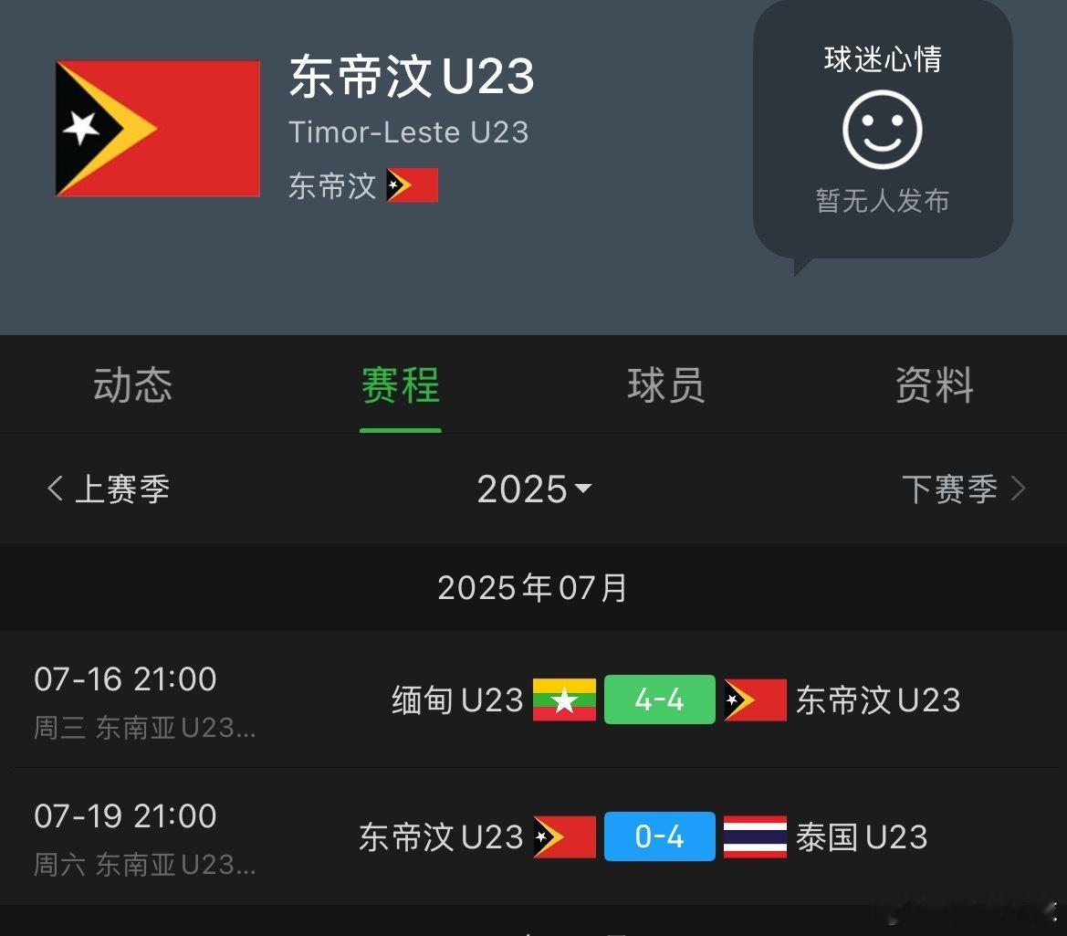 u23国足的对手东帝汶，实力如何？可以这样说，大部分球迷对于这支球队的实力没任何