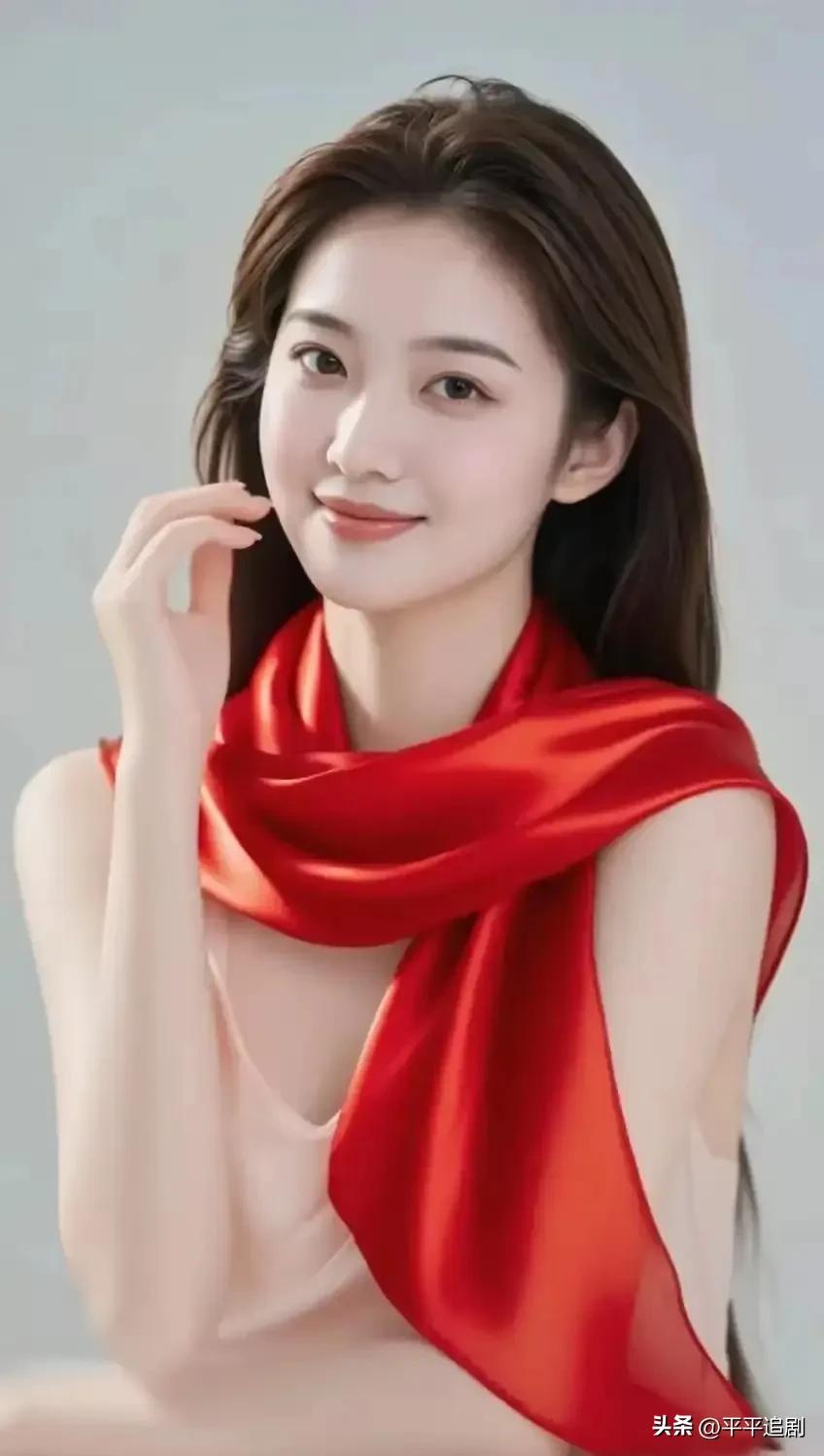 一抹艳红，点亮素色时光，温柔自带光芒✨
温柔治愈款美女 手机相册美照