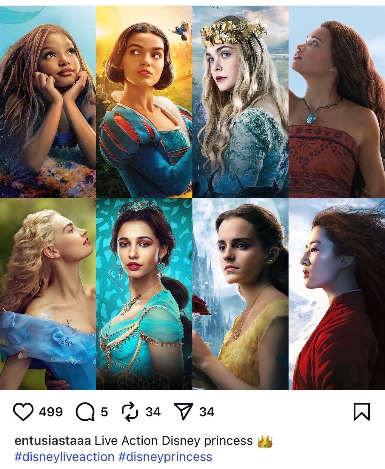 lyf  Moana真人版预告片发布后迪粉的第一件事：产出新的迪士尼公主line