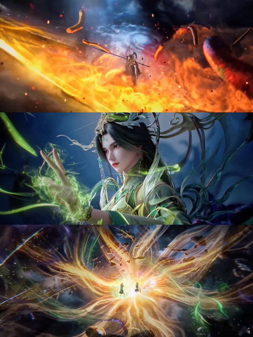 国漫最权威的三位妈妈九劫焚天最顶级的国漫剧场版 打斗特效的处理水平在国漫剧场版里
