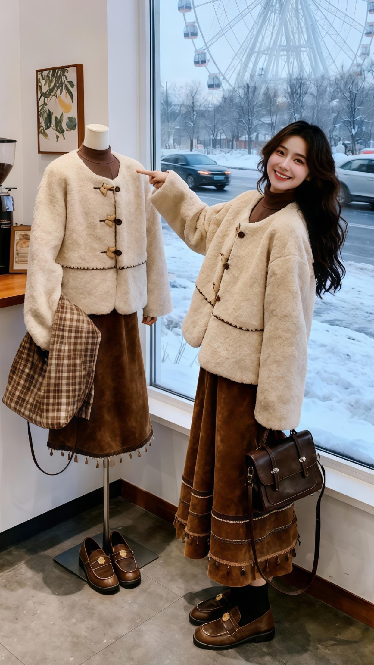 气质女神穿搭 精致穿搭 气质穿搭 复古穿搭  小个子显高显瘦穿搭