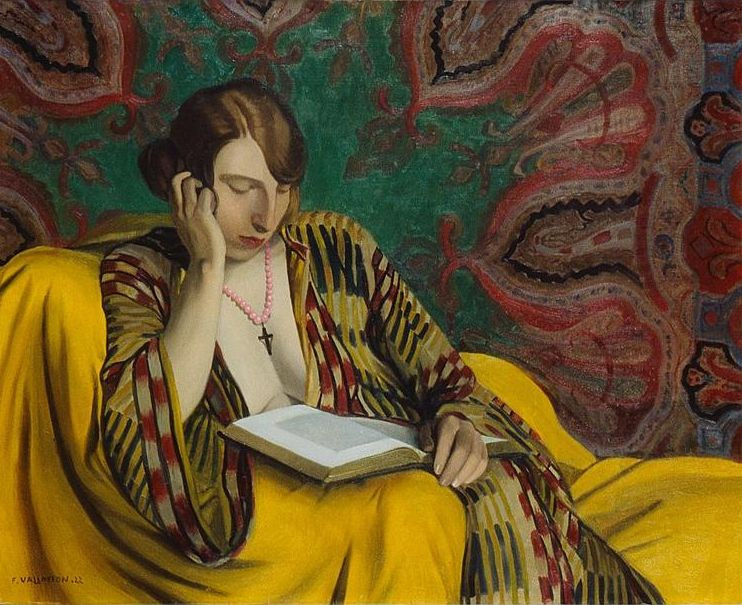 阅读，瑞士画家Félix Vallotton 