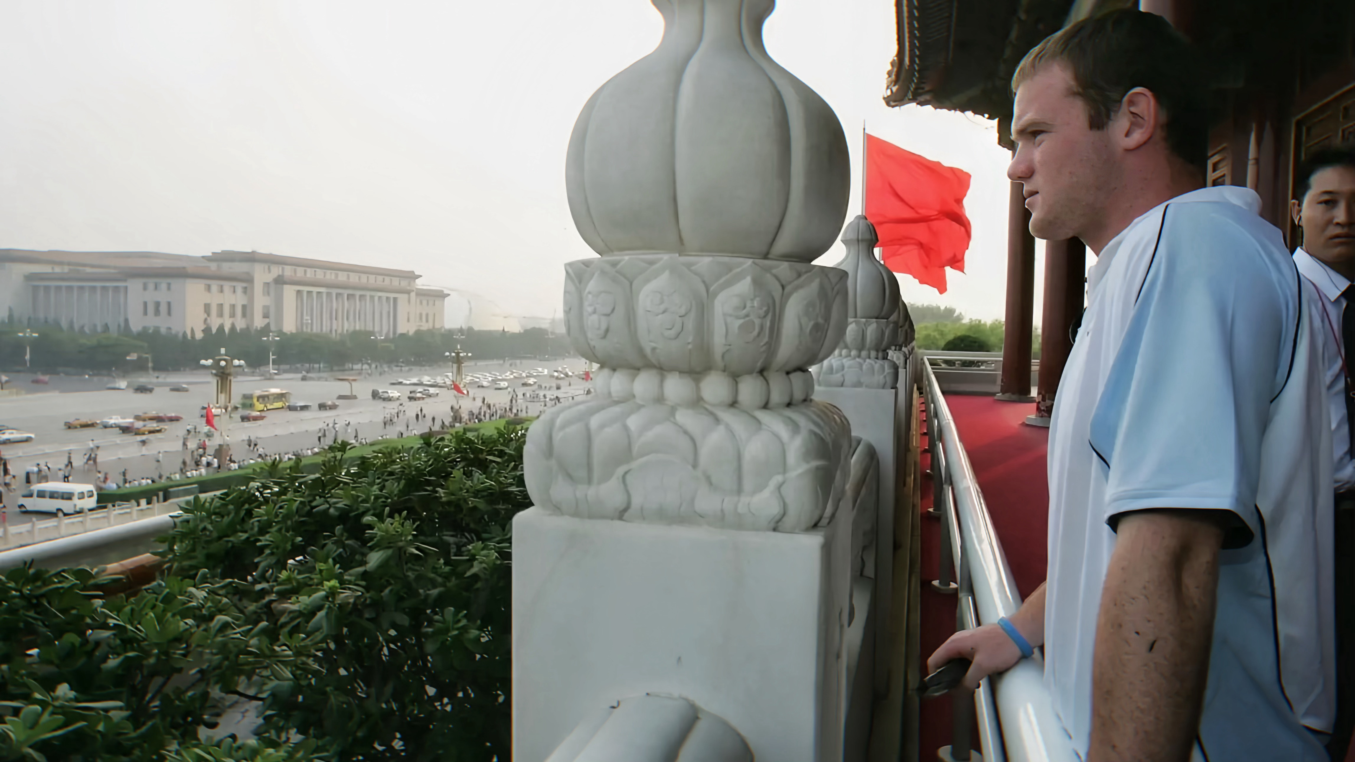 🇨🇳2005年的夏天，登上天安门城楼的鲁尼。truered[超话] ​​​