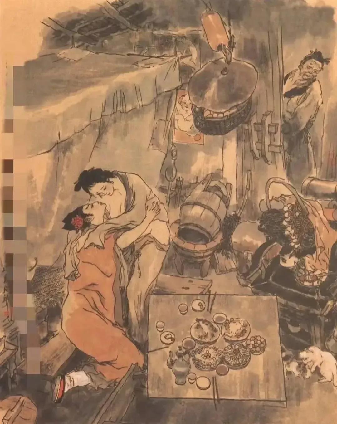这幅插图，出自四大名著中的哪个故事情节？