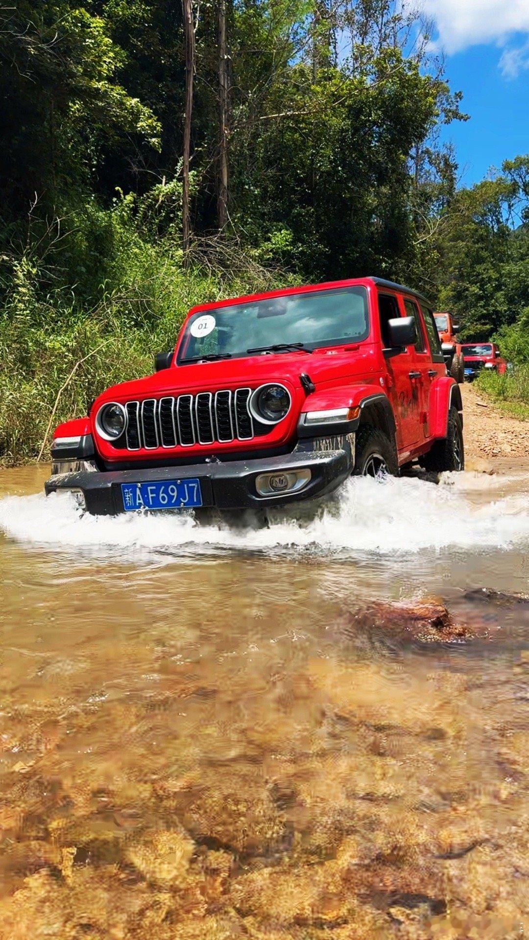 开着Jeep牧马人穿雨林、下河道[酷]第一次来越野圣地——惠州的龙门水道，就赶上
