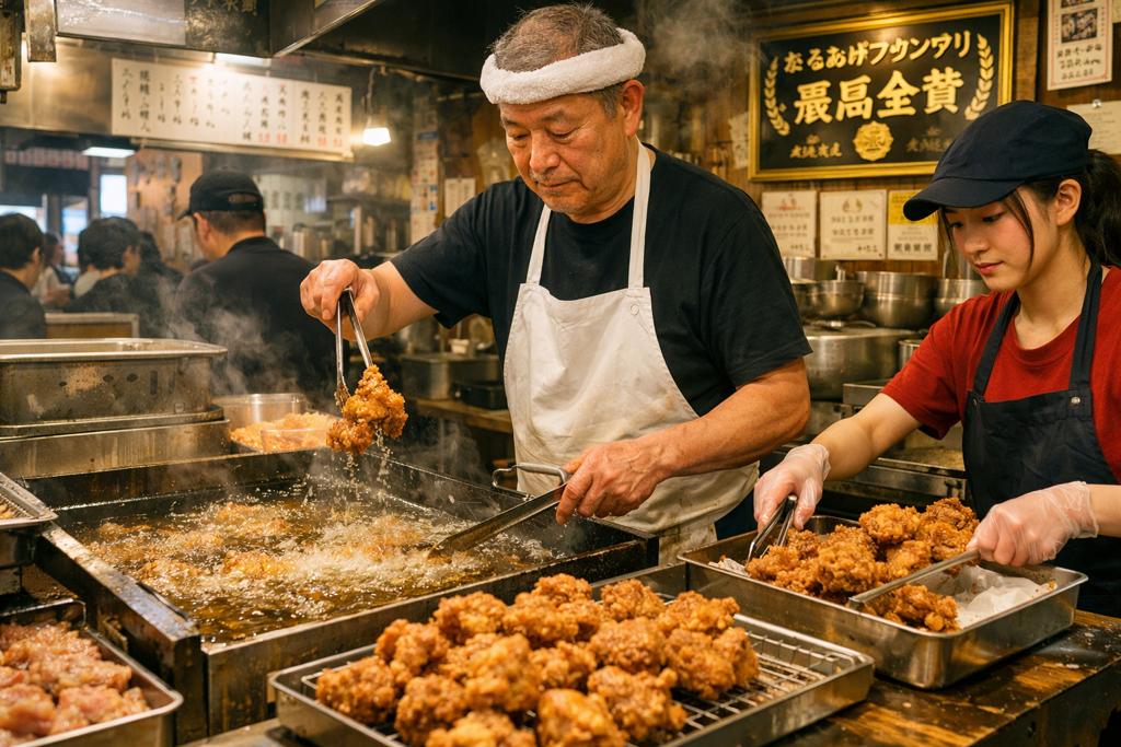 一盆66年老油炸鸡在大赛获金奖，你敢尝味吗？

某本静冈县一家拥有66年历史的炸