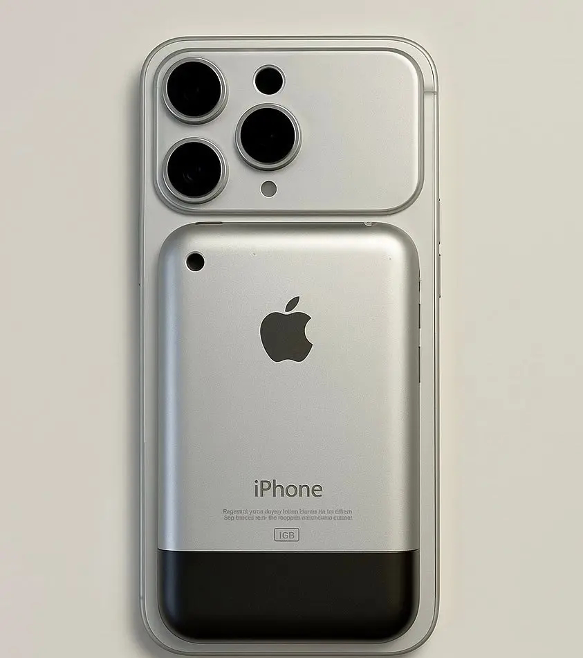 初代iPhone与最新款iPhone ​​​
