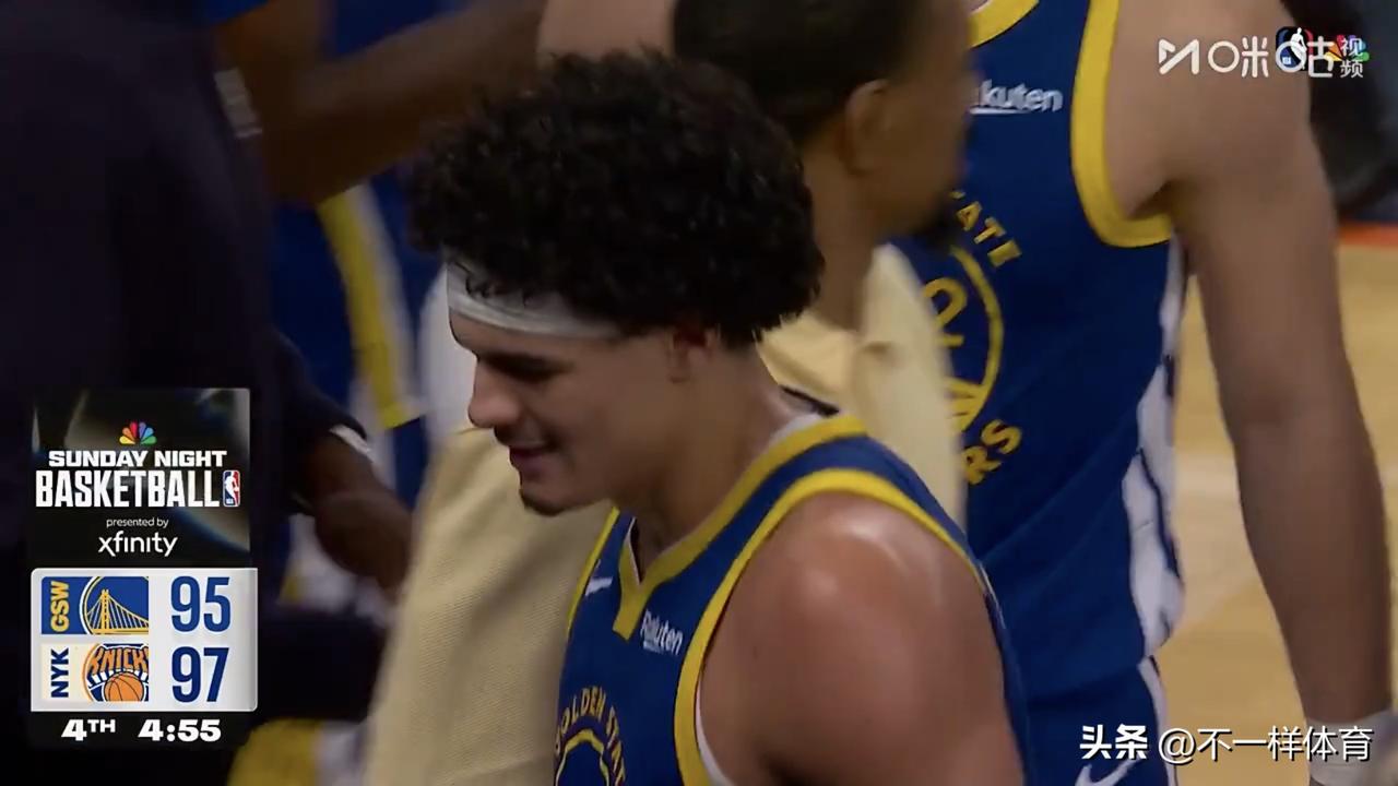 尼克斯队21分大逆转！残阵勇士队客场107-110惜败尼克斯队，波杰姆斯基25+