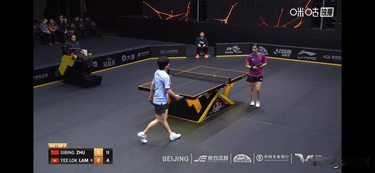 2026WTT中国大满贯丨女单资格赛第三轮（最终轮）
朱思冰🇨🇳3-0林依诺