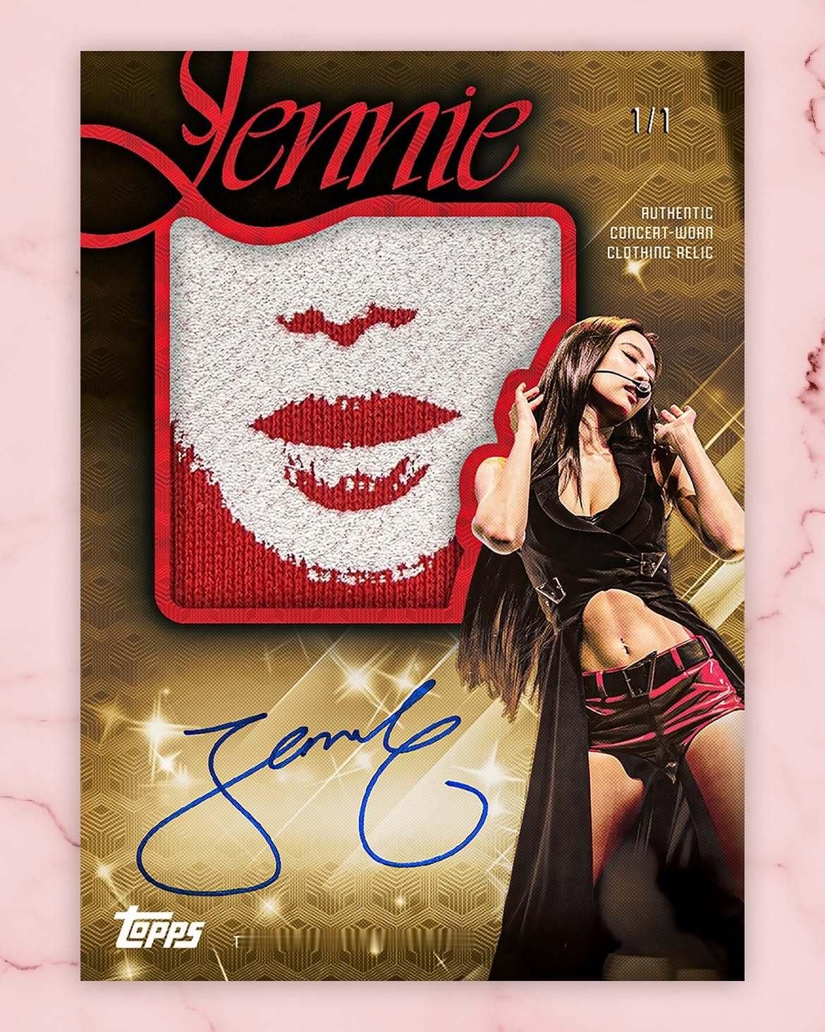 260620 Topps Pop官网更新Jennie联名收藏卡相关✨｜正式上线!