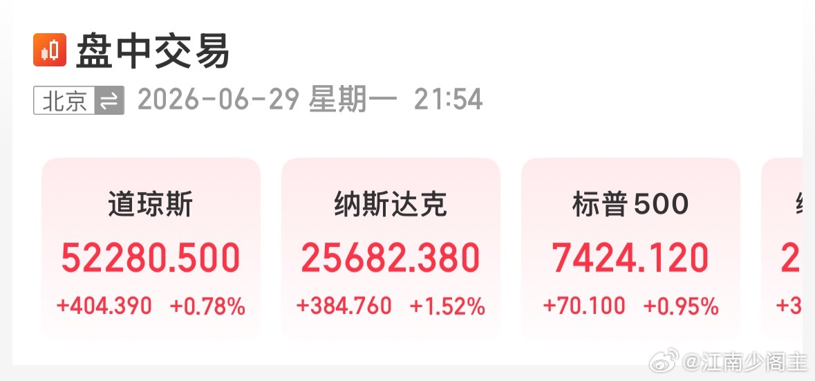 美股现在跟着A股大涨 
