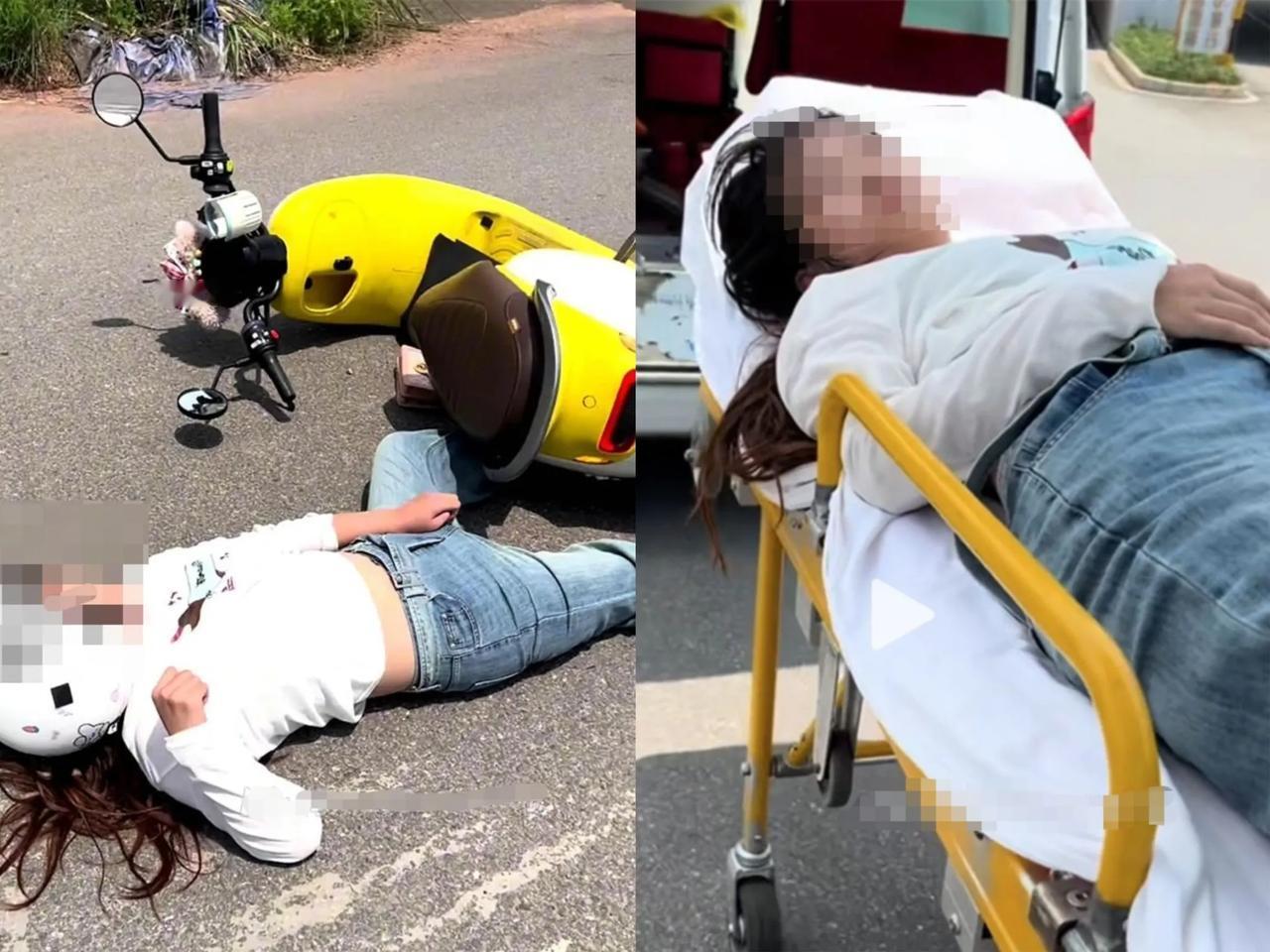 路遇女子骑车摔倒，兴宁这位车主好样的

据梅州网友爆料：近日中午，在兴宁市神光山